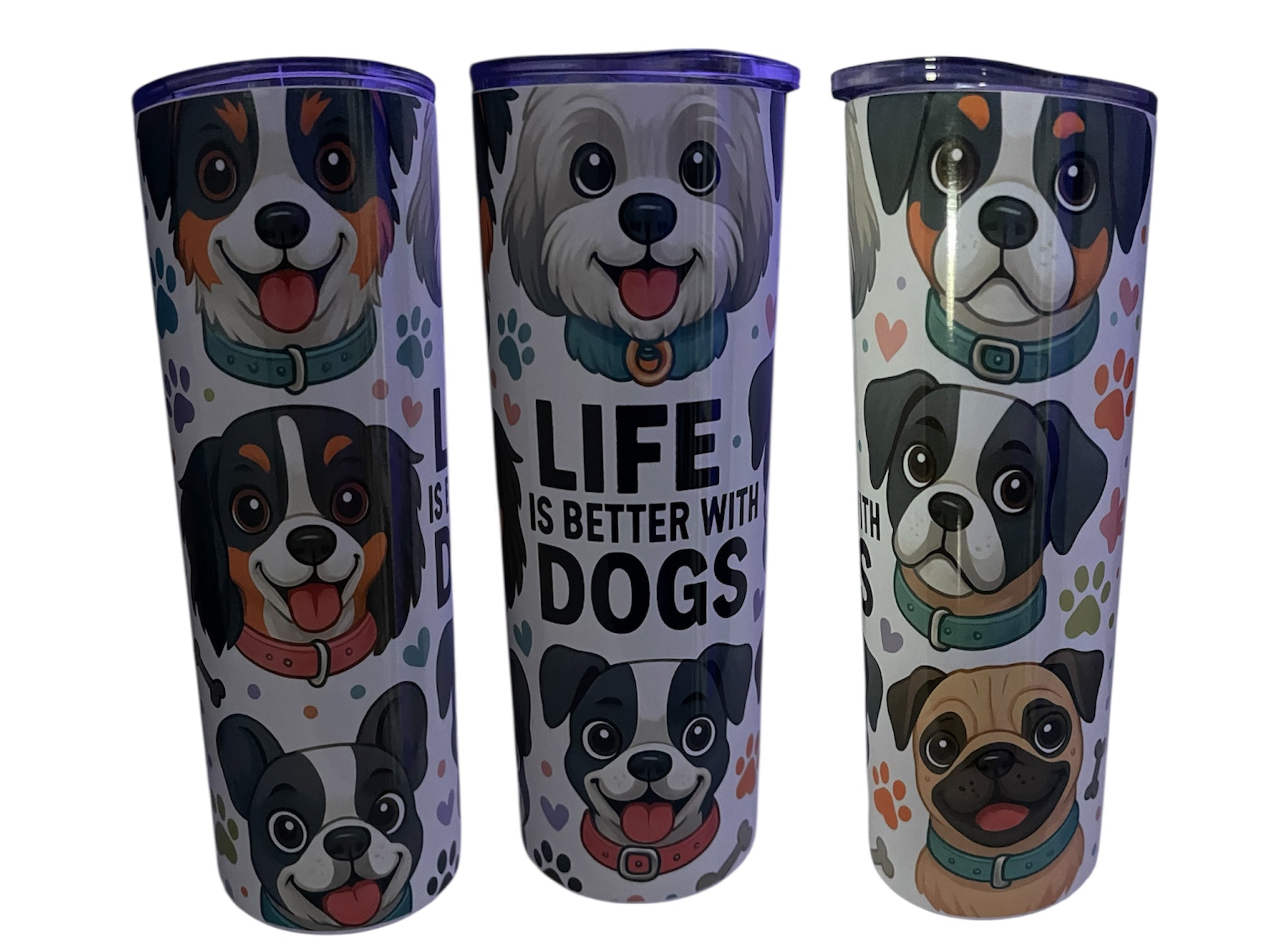 Life Is Better With Dogs Tumbler